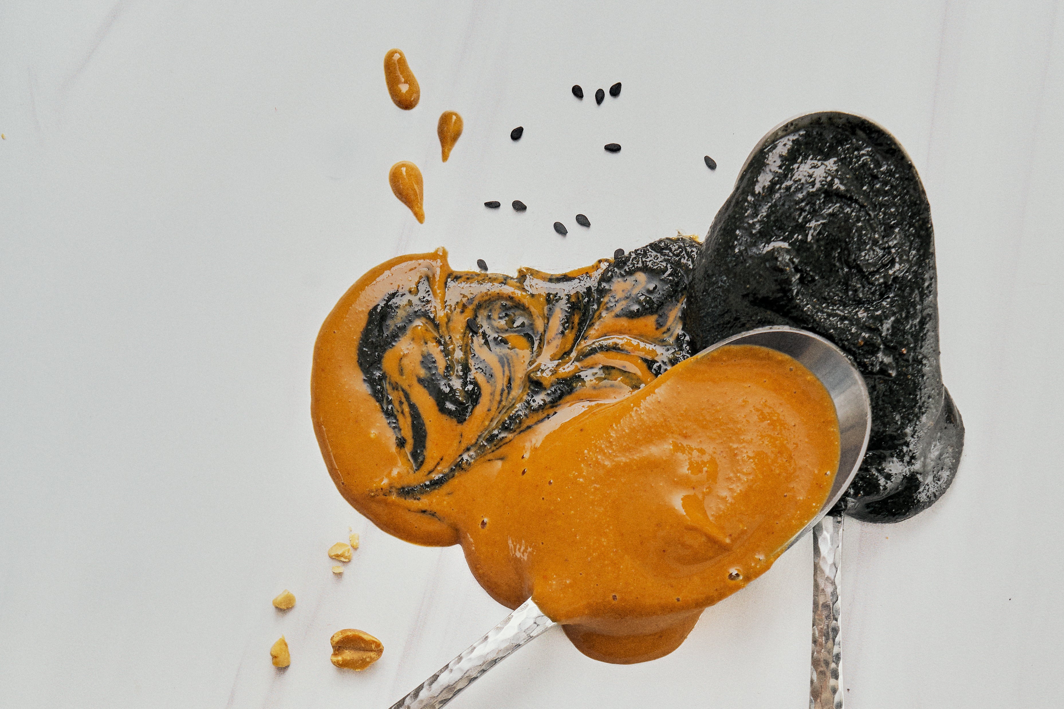 The Duo: "Classic" and "Swirl" Black Sesame Peanut Butter, 2 x 8oz