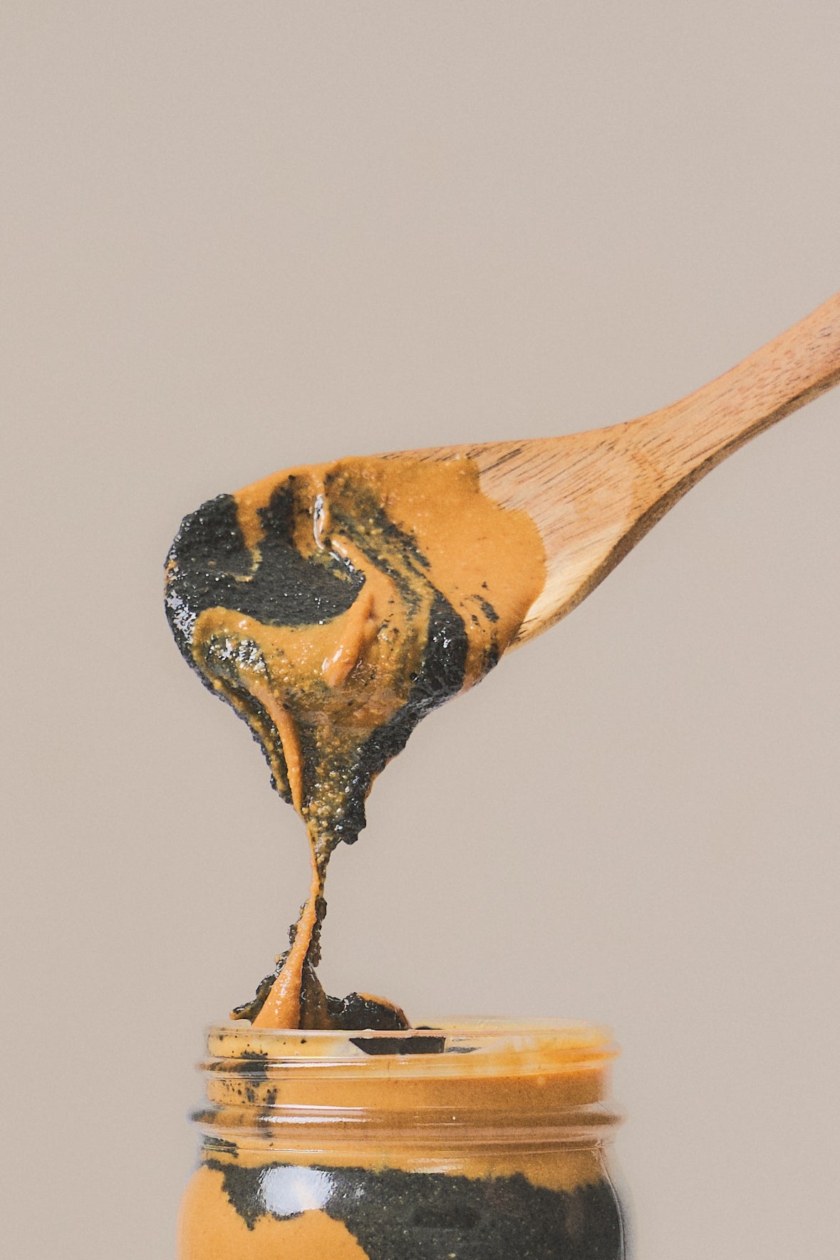 "Swirl" Black Sesame Peanut Butter, 8oz