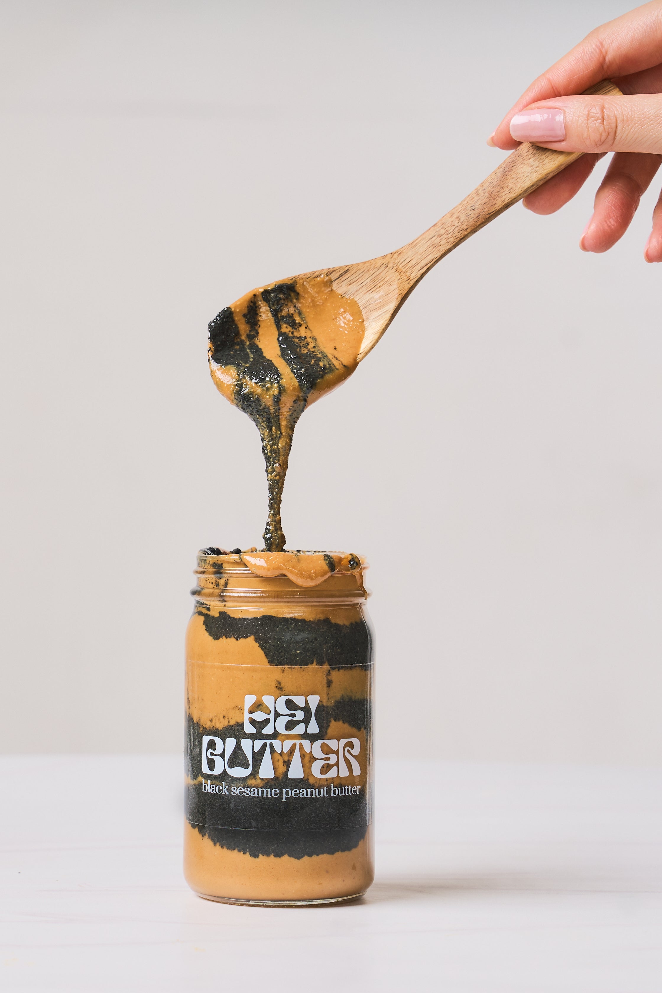 "Swirl" Black Sesame Peanut Butter, 8oz